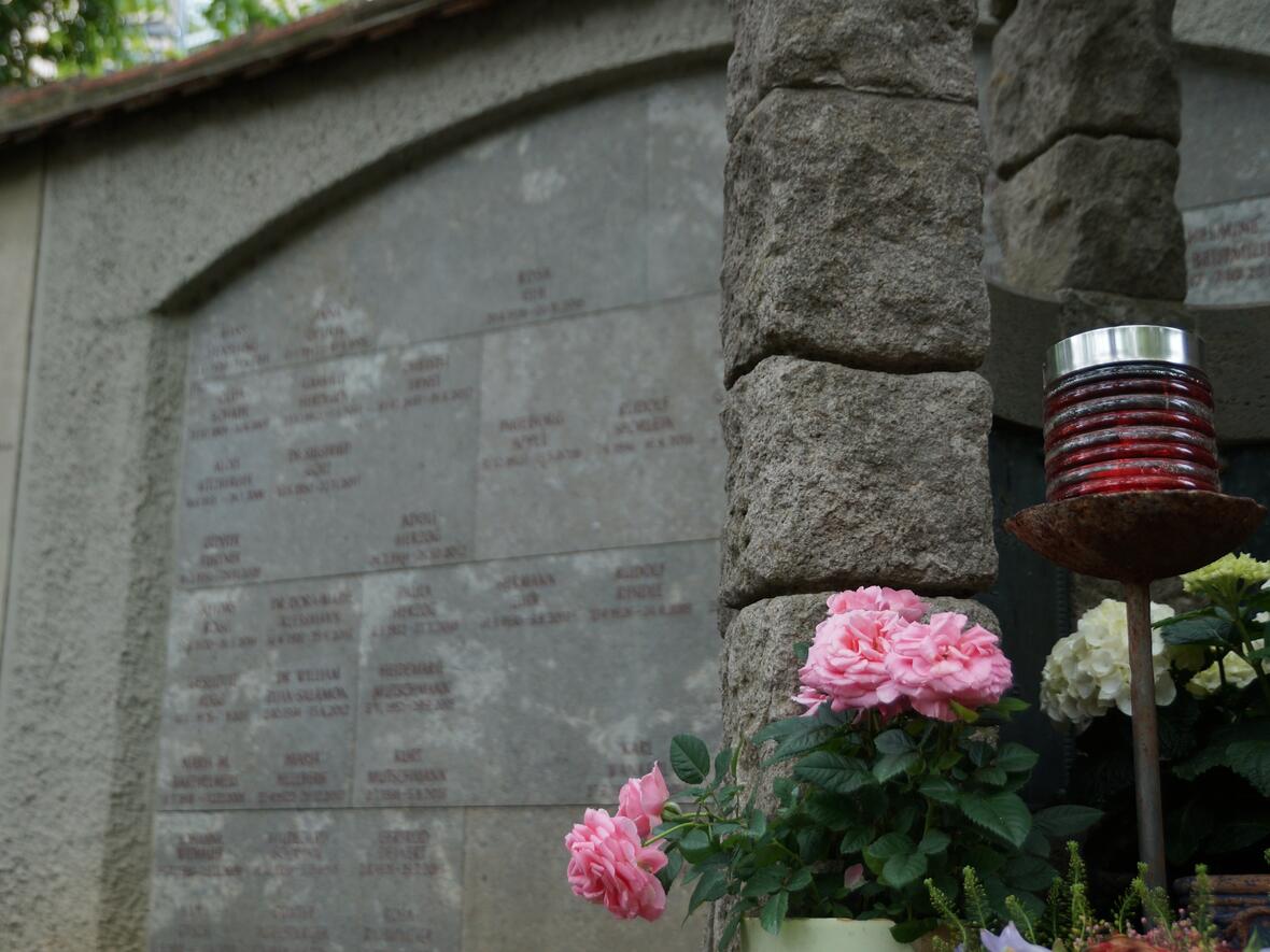 Urnengemeinschaftsgrabanlage an der Mauer